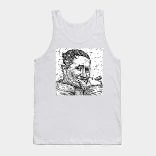 BERTOLT BRECHT ink portrait .1 Tank Top